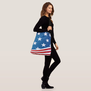 American Flag Crossbody Bag