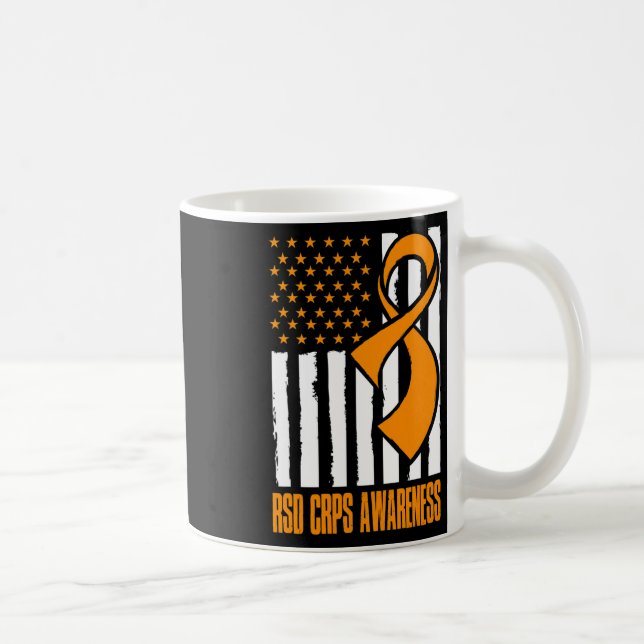 American Flag Crps Awareness  Coffee Mug (Right)
