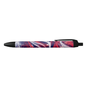 American flag Custom Black Trim Pen