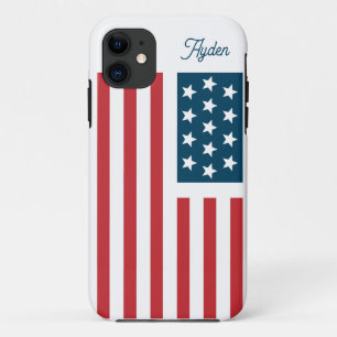American Flag Customisable iPhone 11 Case