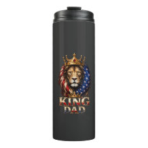 American Flag Dad Lion