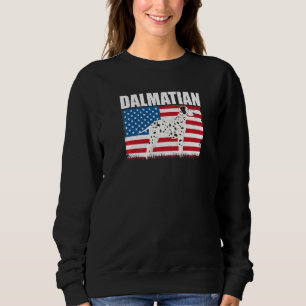 American Flag Dalmatian Premium Sweatshirt