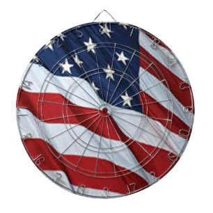 American Flag Dart Board
