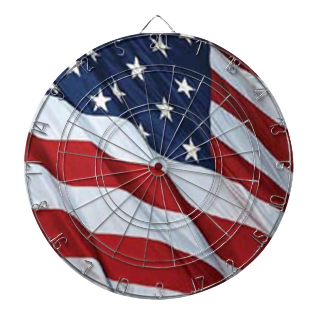 American Flag Dart Board (Front)