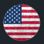American Flag Dart Board Patriotic<br><div class="desc">USA Flag Dartboards - United States of America - American Flag - Patriotic - Independence Day - July 4th - Customizable - Choose / Add Your Unique Text / Color / Image - Make Your Special Dart Boards Gift - Resize and move or remove and add elements / image with...</div>