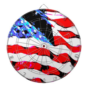 American flag dartboard