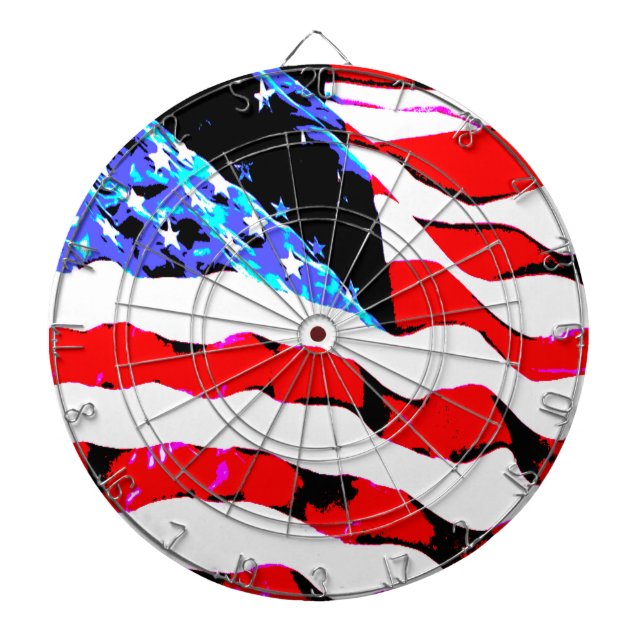 American flag dartboard (Front)