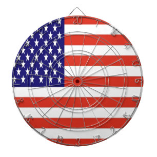 American flag dartboard