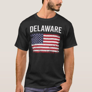 American Flag Delaware T-Shirt