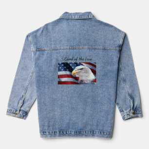 American flag Denim Jacket