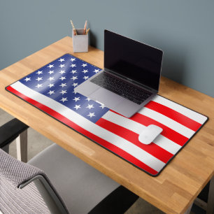 American Flag Design Desk Mat