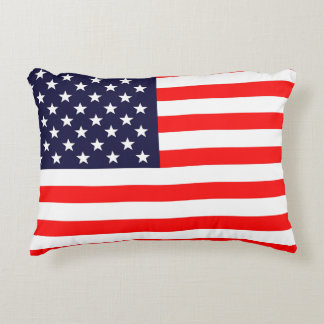American Flag Designed Pillow