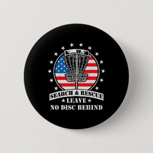 American Flag Disc Golf Search And Rescue 4th Of J 6 Cm Round Badge