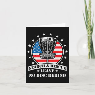 American Flag Disc Golf Search And Rescue 4th Of J Card