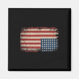 American Flag Distress Upside Down United States U Magnet