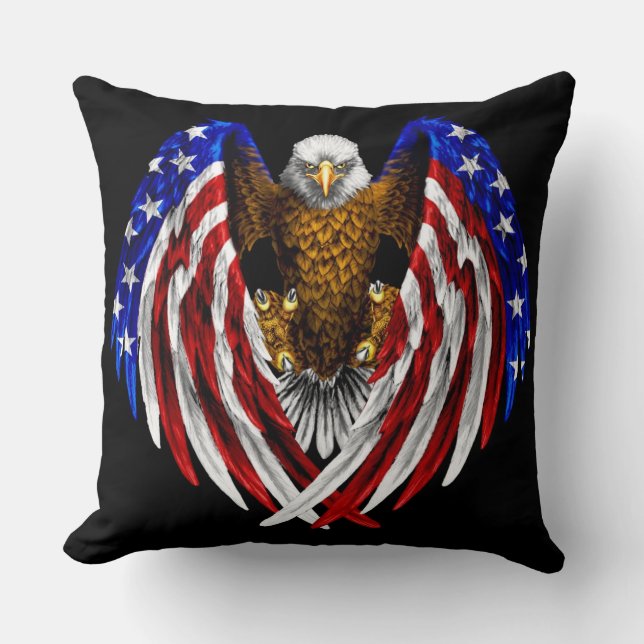 American Flag Eagle Cushion (Front)