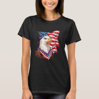 American Flag Eagle Forth of July USA Cute Funny B