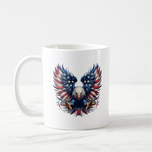 American flag eagle,Patriotic Sublimation Clipart Coffee Mug