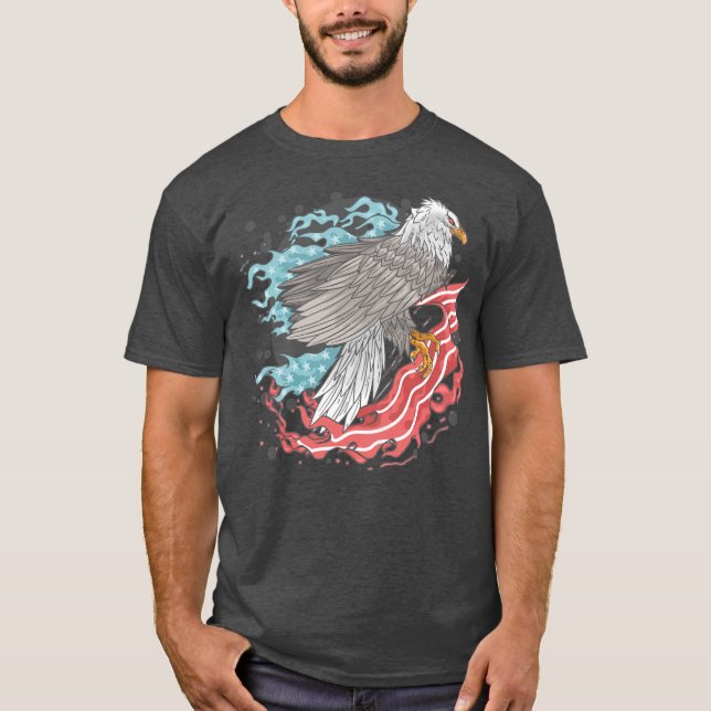 American Flag Eagle T-Shirt (Front)