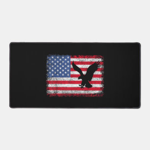 American Flag Eagle USA Desk Mat