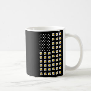 American Flag Egg Food Usa Patriotism Patriot Sold Coffee Mug
