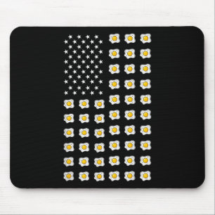 American Flag Egg Food Usa Patriotism Patriot Sold Mouse Pad