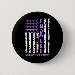 American Flag Enough Endoverdose International Awa 6 Cm Round Badge