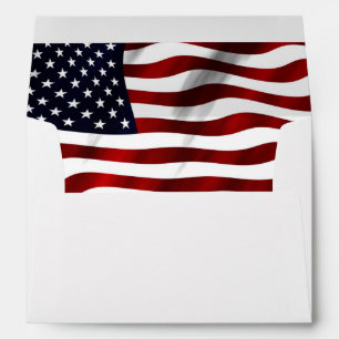 American Flag Envelopes