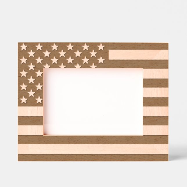 American flag etched frames (Front)