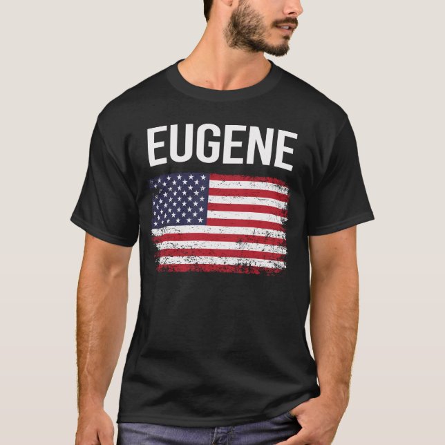 American Flag Eugene T-Shirt (Front)