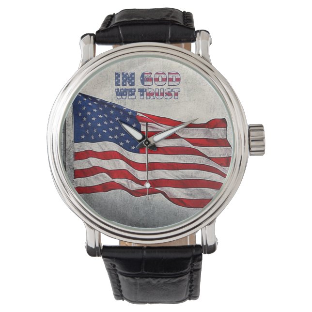 American Flag eWatch  Watch (Front)