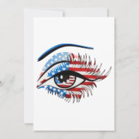 American flag eye,Patriotic Sublimation Clipart