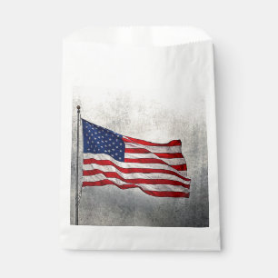 American Flag Favour Bag
