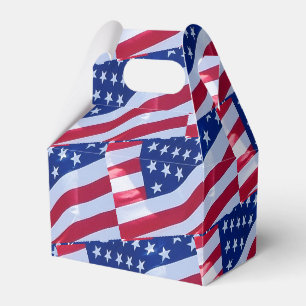 American Flag Favour Box