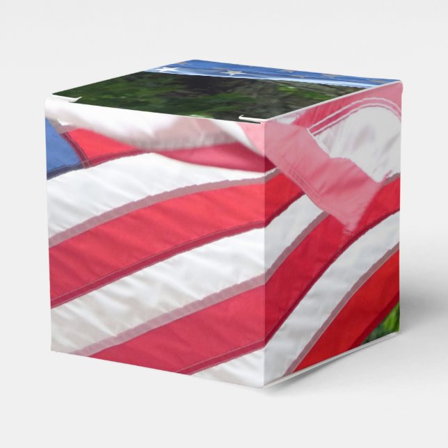American Flag Favour Box (Front Side)