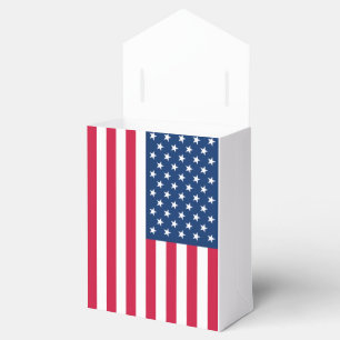 American Flag Favour Box Gift USA