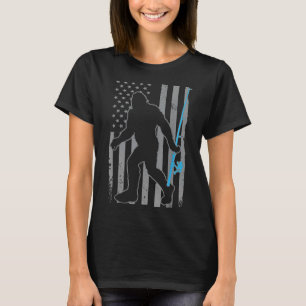 American Flag Fish Fisher Fisherman Funny B Fishin T-Shirt