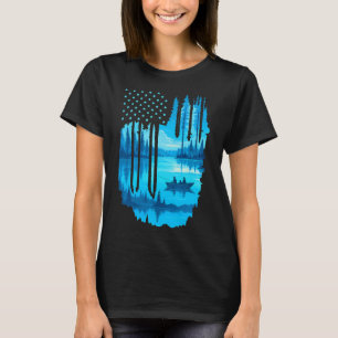 American Flag Fishing T-Shirt