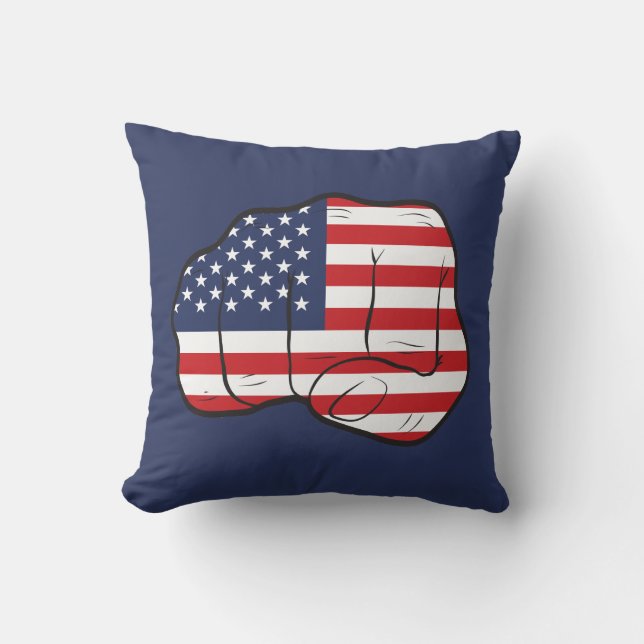 American Flag Fist Cushion (Front)