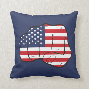 American Flag Fist Cushion