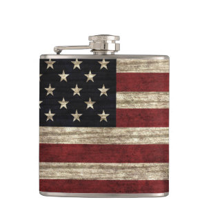 American Flag Flask