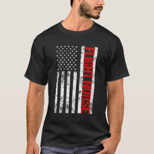 American Flag Flight Nurse T-Shirt