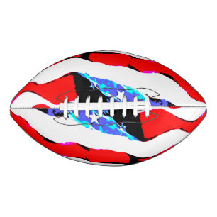 American flag football