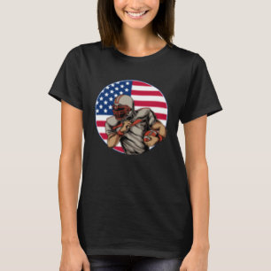 American Flag Football Is All There Is Sunday Game T-Shirt
