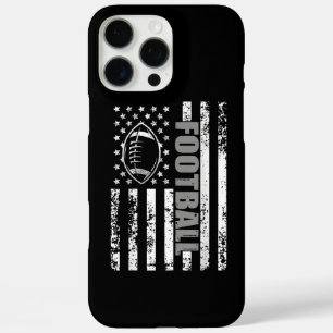 American Flag football Patriotic football iPhone 16 Pro Max Case