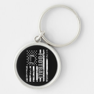 American Flag football Patriotic football Key Ring