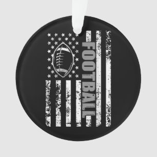 American Flag football Patriotic football Ornament