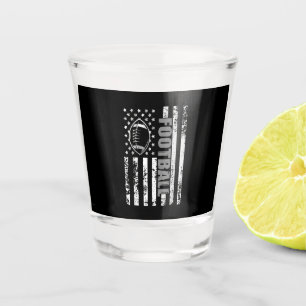 American Flag football Patriotic football Shot Glass