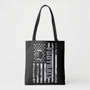 American Flag football Patriotic football Tote Bag