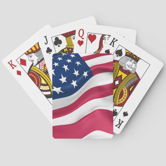 American Flag Freedom Playing Cards (Back)